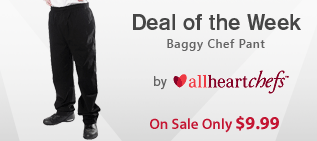 allheartchefs Unisex Baggy Chef Pant