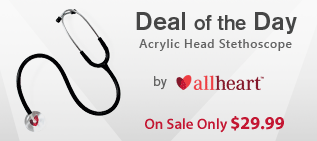 allheart Acrylic Head with Interchangeable Designs Stethoscope