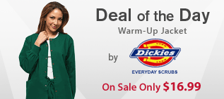 Dickies Everyday Scrubs Women's Warmup Solid Scrub Jacket