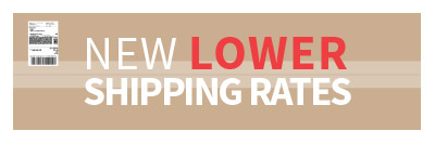 New Lower Shipping Rates