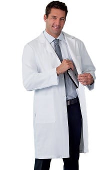 tall: META Labwear Men's 5-Pocket Twill Lab Coat