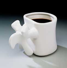 Anatomical Chart Company Lumbar Vertebra Coffee Mug, 10 Oz.
