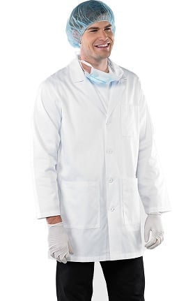 Clearance Safety Weave™ Antimicrobial by AFS Men's 35" Lab Coat
