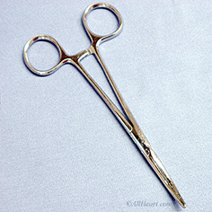 allheart 5 1/2 Curved Crile Forceps Scissors