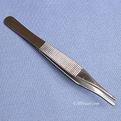 allheart 4 3/4 Serrated Adson Dressing Forceps Scissors
