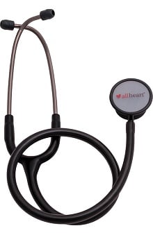 bulk: allheart Smoke Black Edition Clinical Stainless Steel Stethoscope
