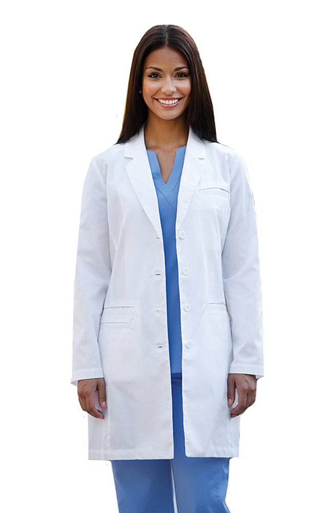 Lab Coats by Barco Uniforms Women's Smart Pocket 35" Lab Coat