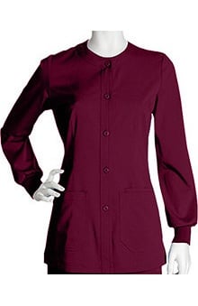 cna uniforms: NrG Women's Warm Up Solid Scrub Jacket By Barco Uniforms
