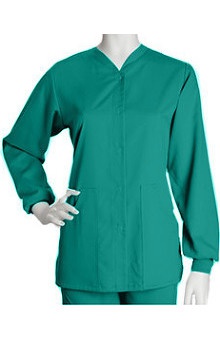 MED: Grey's Anatomy Women's Self Neck Warm Up Solid Jacket
