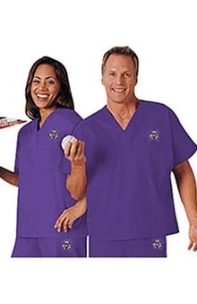 clearance10: Cherokee Unisex Team Solid Scrub Top