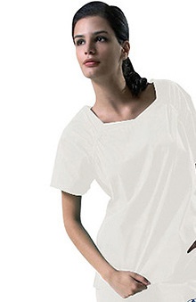 iguanamed: IguanaMed Women's Medflex III Sweetheart Neck 2-Pocket Solid Scrub Top