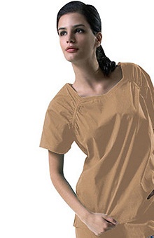 iguanamed: IguanaMed Women's Medflex III Sweetheart Neck 2-Pocket Solid Scrub Top