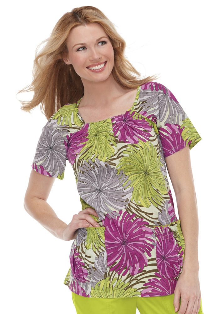 cheap print scrub tops