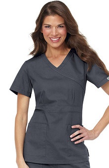 Scrubs: Ecko Women's Nicki Mini Mock Wrap Solid Top
