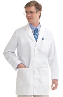 labcoats: Landau Men's 3-Pocket Poplin Staff Lab Coat