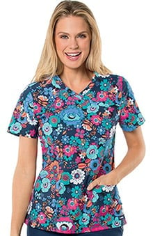 cheap print scrub tops