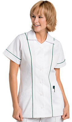 Landau Women's Student Tunic Solid Scrub Top