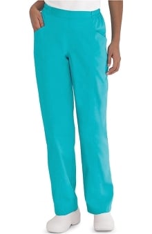petite: Landau Women's Natural Fit Flat Front Scrub Pants