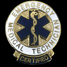 Prestige Medical Emergency Medical Technician, Certified Swivel Bar Pin