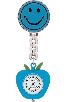 accessories: Prestige Medical Smiley Face Lapel Watch