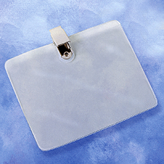 Prestige Medical Clear I.D. Card Holder With Clip