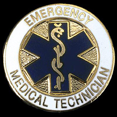 Prestige Medical Emergency Medical Technician - EMT (Star Of Life Design) Pin