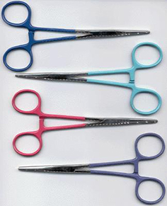 Prestige Medical Kelly Forceps - Colormate Stainless Steel