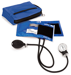Prestige Medical Aneroid Sphygmomanometer with Adult Cuff & Matching Carrying Case
