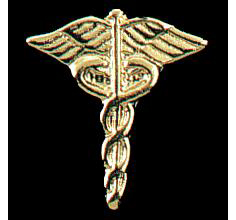 Prestige Medical Caduceus Tac Pin