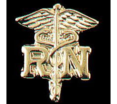 Prestige Medical RN - Registered Nurse On Caduceus Tac Pin