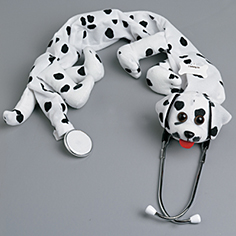 Pedia Pals Dalmatian Plush Stethoscope Cover