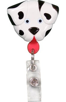 accessories: Pedia Pals Dalmation Retractamals Retractable ID Badge Holder