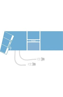 clearance: W.A. Baum Disposable V-Lok Cuff 2 Threaded Adp, Large Arm