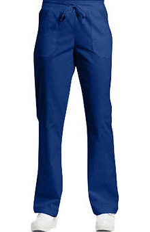 petite: White Cross Women's Skinny Leg Drawstring Scrub Pant