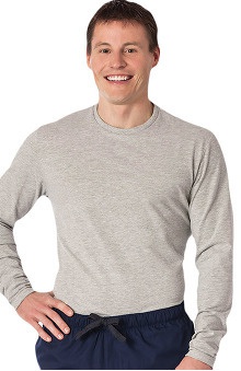 Plus Size new: White Swan Fundamentals Men's Long Sleeve Layering Tee