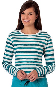 Plus Size new: White Swan Fundamentals Women's Striped Layering Tee