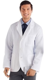 META Fundamentals: META Fundamentals Men's 3-Pocket Consultation Lab Coat By White Swan