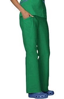 clearance10: White Swan Women's Comfy Twill Flat Front Elastic Waist Scrub Pants
