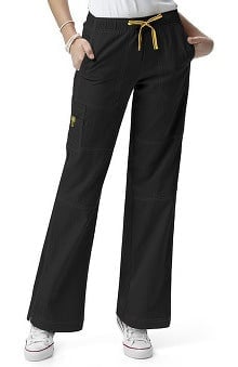 petite: WonderWink Women's Four-Stretch Sporty Cargo Scrub Pant