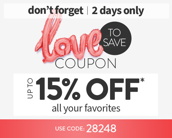 2 Day Love to Save Coupon Reminder