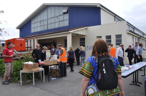 Nurses gather at emergency response center