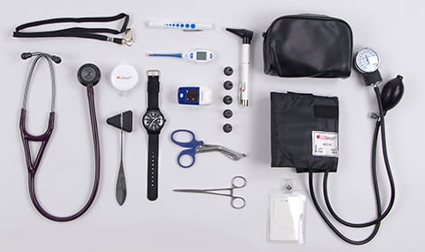 Assortment of nursing supplies