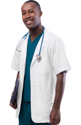 Universal Lab Coats by Adar Unisex Short Sleeve 31" Consultation Lab Coat