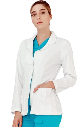 Clearance Indulgence by Adar Women's Pin Tuck 28½" Consultation Lab Coat