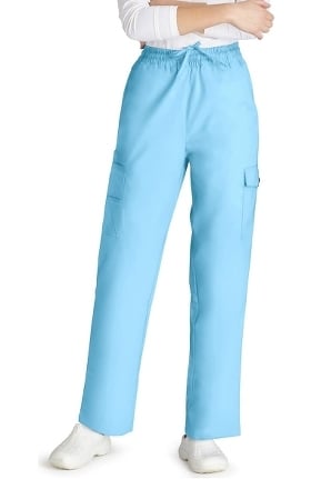 Clearance Universal Basics by Adar Unisex Multi Pocket Solid Scrub Pants