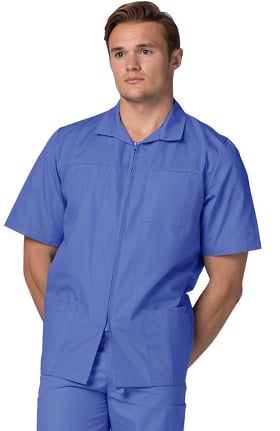 Universal Basics by Adar Men's Zippered 30" Consultation Lab Coat