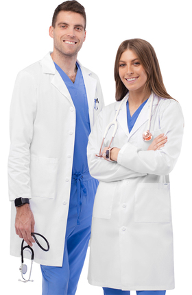 Universal Lab Coats by Adar Unisex Midriff 40" Lab Coat