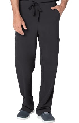 Addition by Adar Men's Drawstring Cargo Scrub Pant