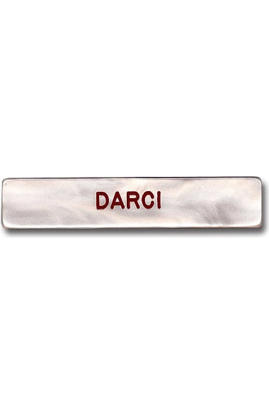 Arthur Farb Small Ocean Pearl Engraved Name Tag (Up To 22 Characters ...