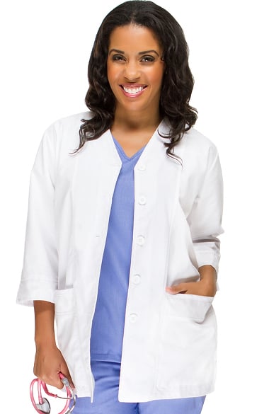 Basics By Allheart Women S Sleeve 29 Lab Coat Allheart Com